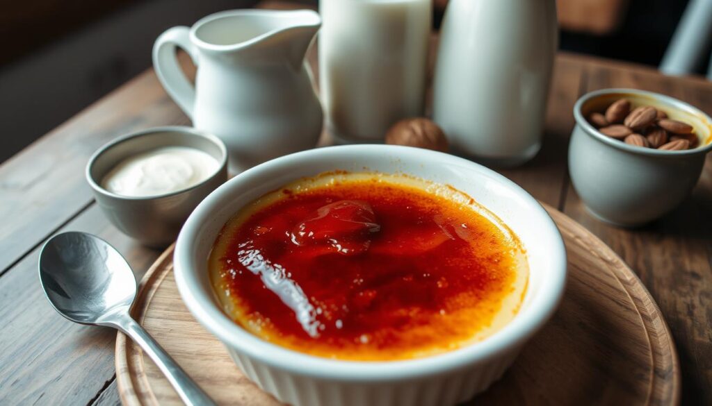 Can you use milk instead of heavy cream in crème brûlée