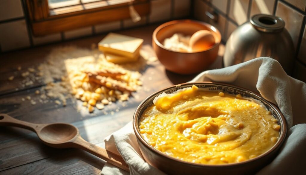 Cornbread Batter Resting Process