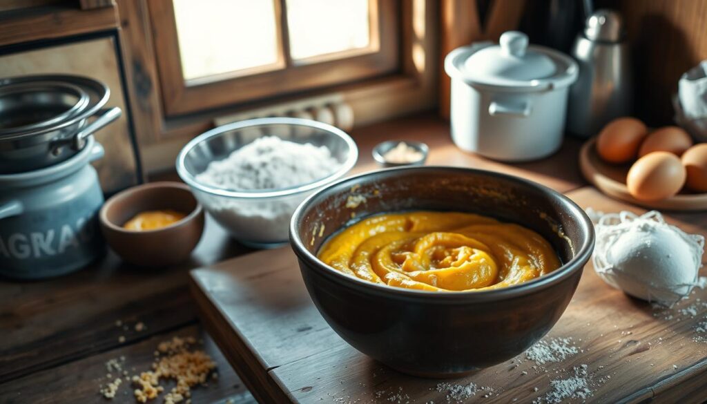 Cornbread Batter Resting Process