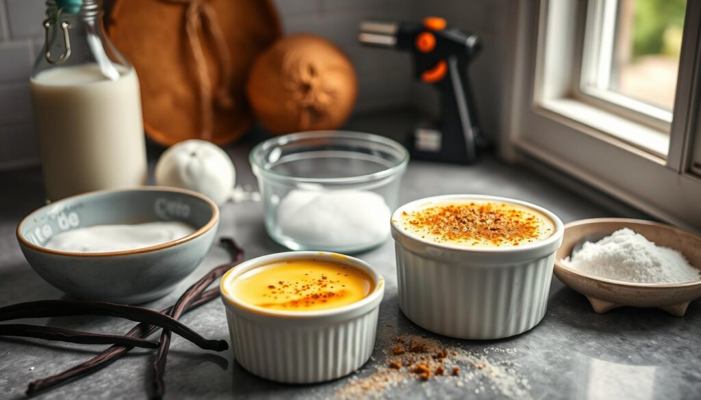 Dairy-Free Creme Brulee Preparation