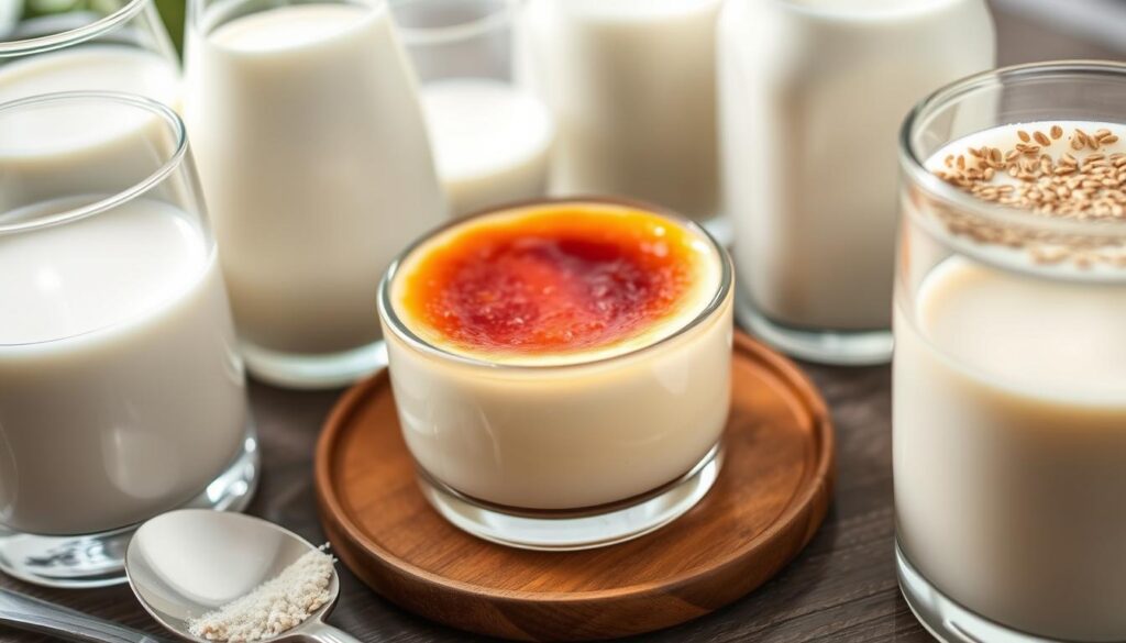 Milk Alternatives for Crème Brûlée