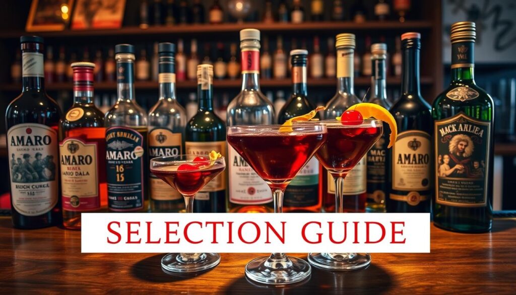 Amaro Cocktail Selection Guide