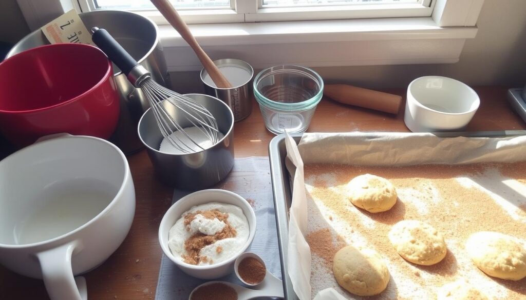 Baking Tools for Eggless Snickerdoodle Recipe