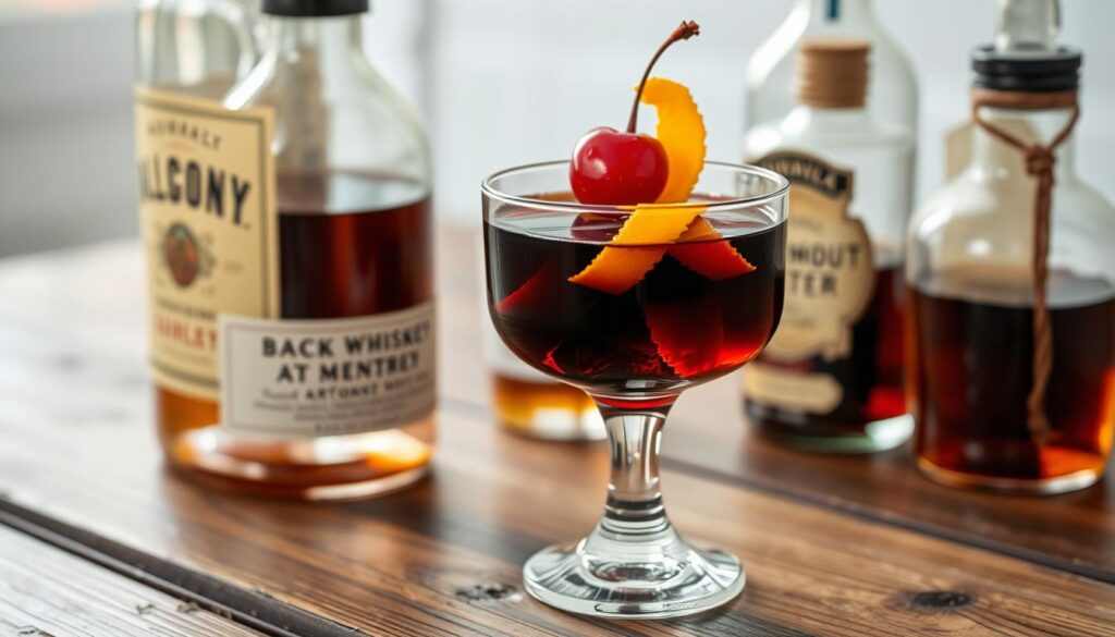 Black Manhattan Cocktail Ingredients