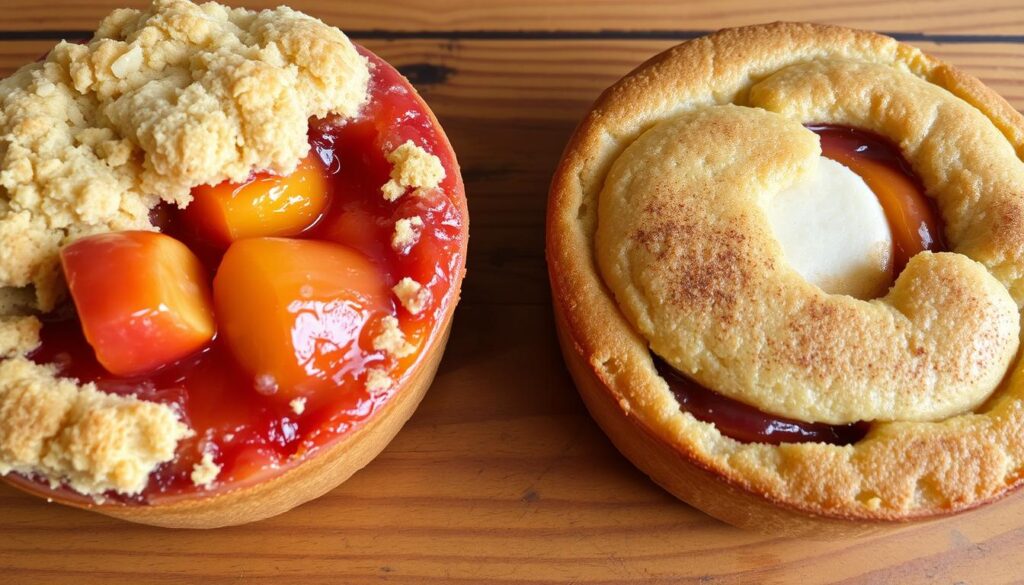 Cobbler and Betty Dessert Textures