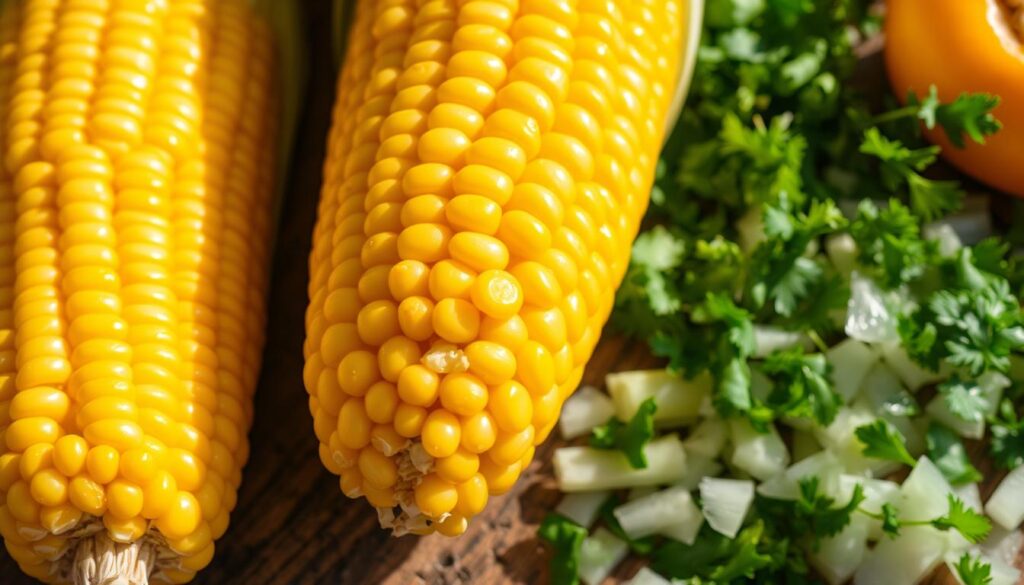 Fresh Corn Ingredients for Fried Corn