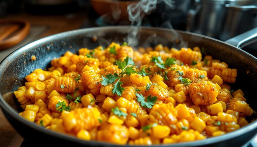 Fried Corn Cooking Technique