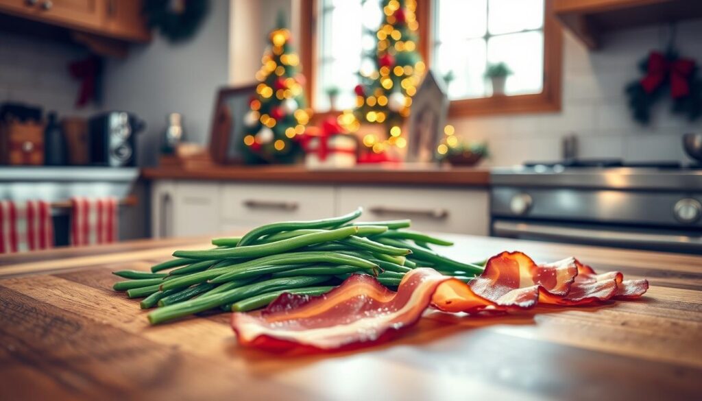 Holiday Green Bean Bacon Recipe Preparation