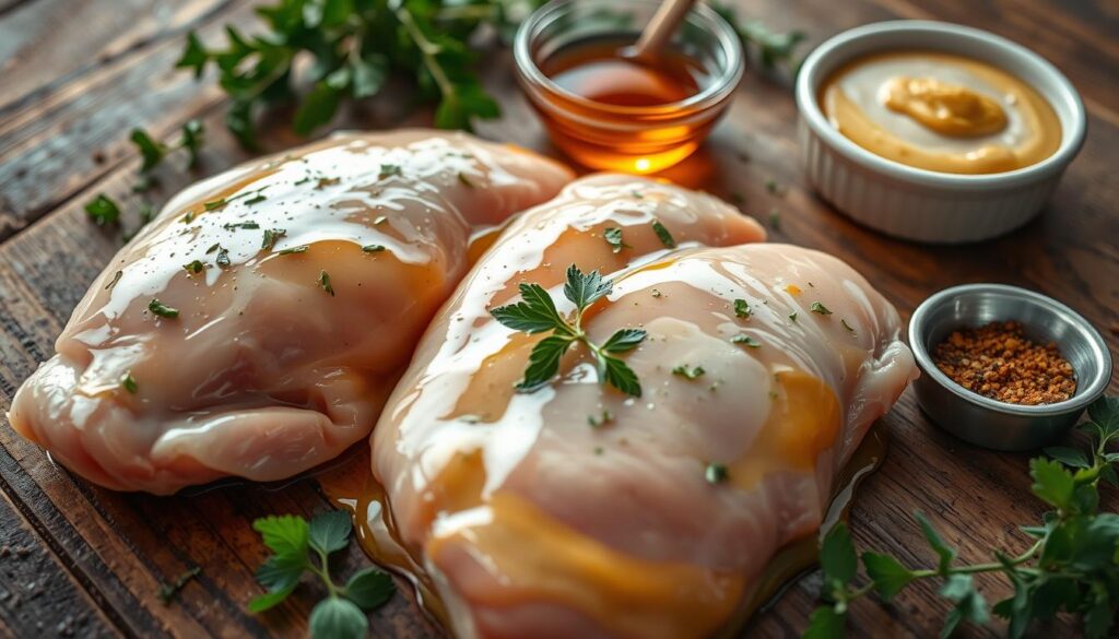 Honey Mustard Chicken Preparation