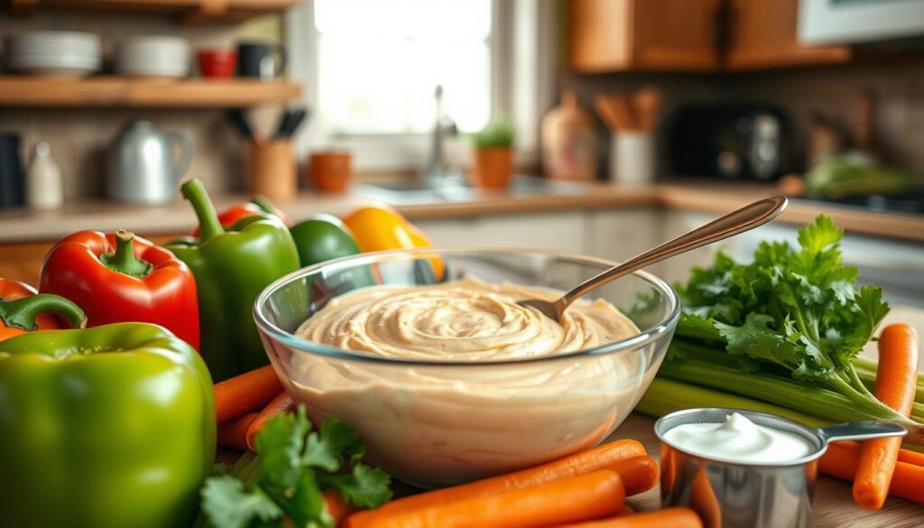 Knorr Vegetable Dip Mix Preparation