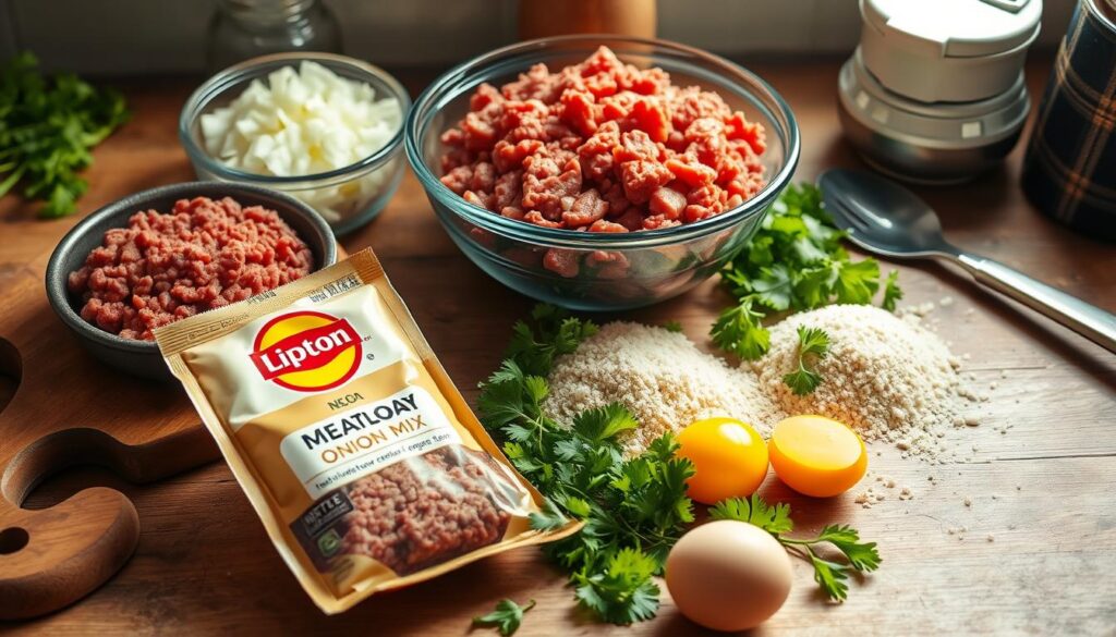 Meatloaf Ingredients Preparation