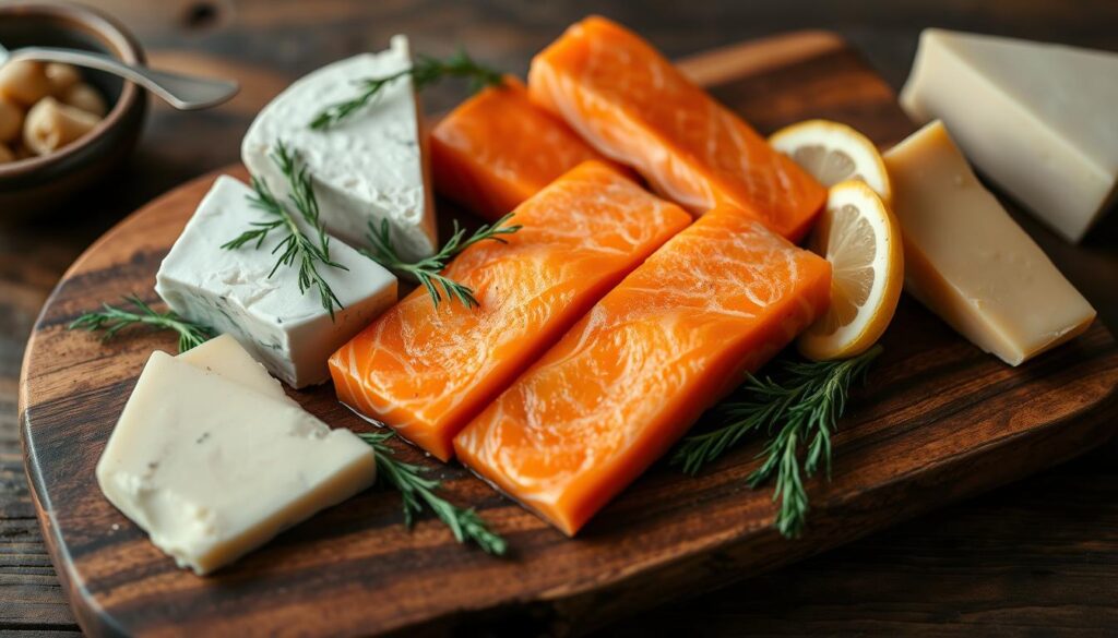 Salmon and Cheese Pairings