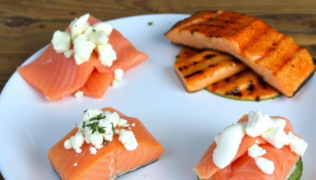 Salmon and Cheese Pairings