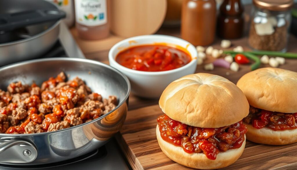 Sloppy Joe Preparation Steps