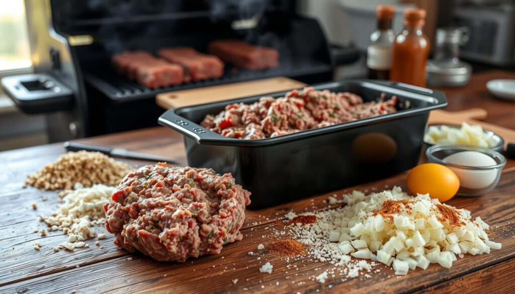 Smoked Meatloaf Preparation