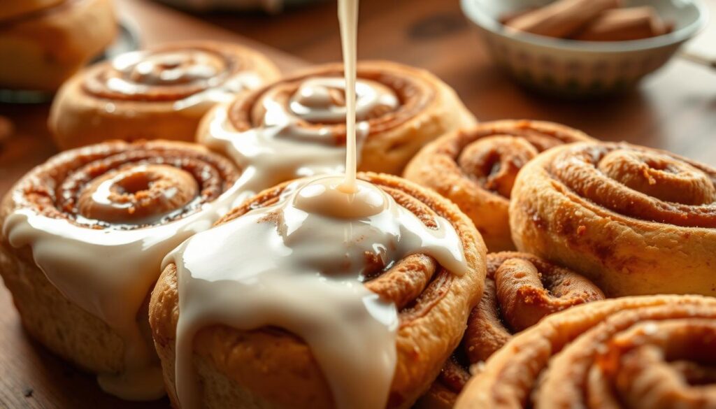 Sourdough Cinnamon Rolls Glaze