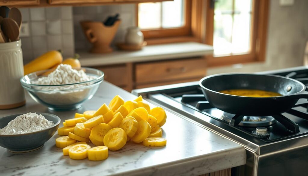 Southern Fried Squash Preparation