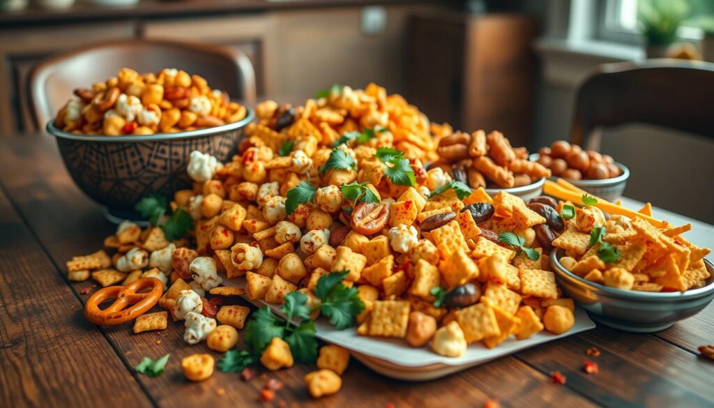 Spicy Snack Mix Variations