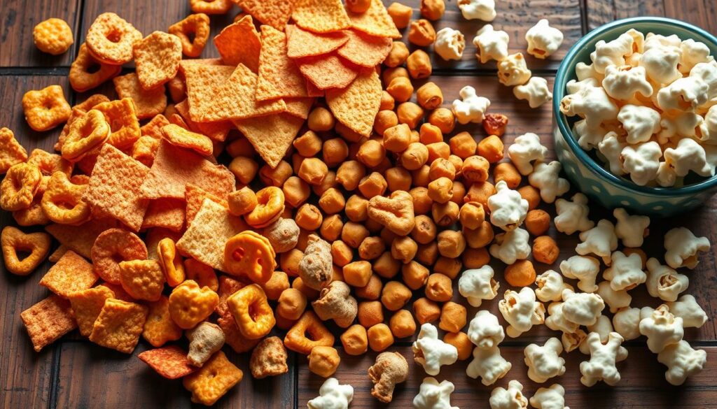 What can you use instead of bagel chips in Chex Mix