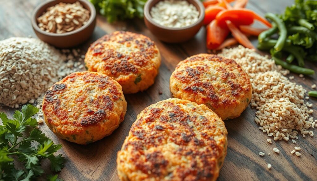 What can you use instead of breadcrumbs in salmon patties