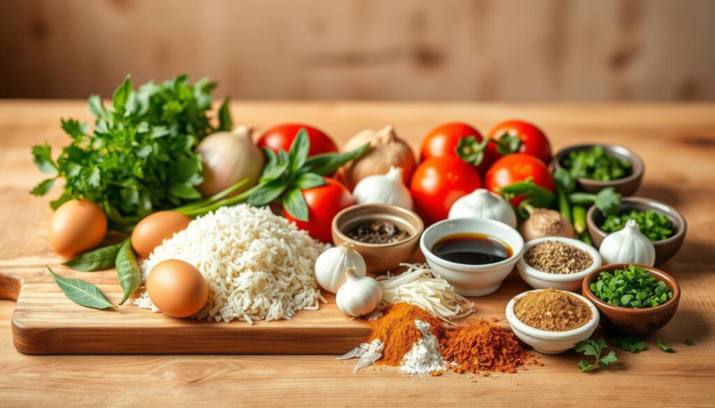 Anjappar Egg Rice Ingredients