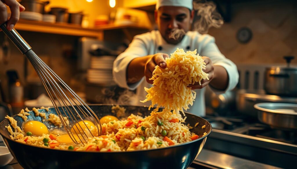 Anjappar Style Egg Fried Rice Cooking Techniques