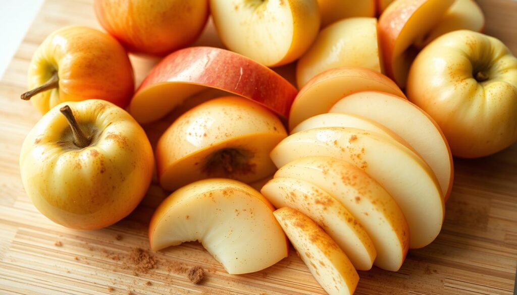 Apple Preparation for Baby Crumble