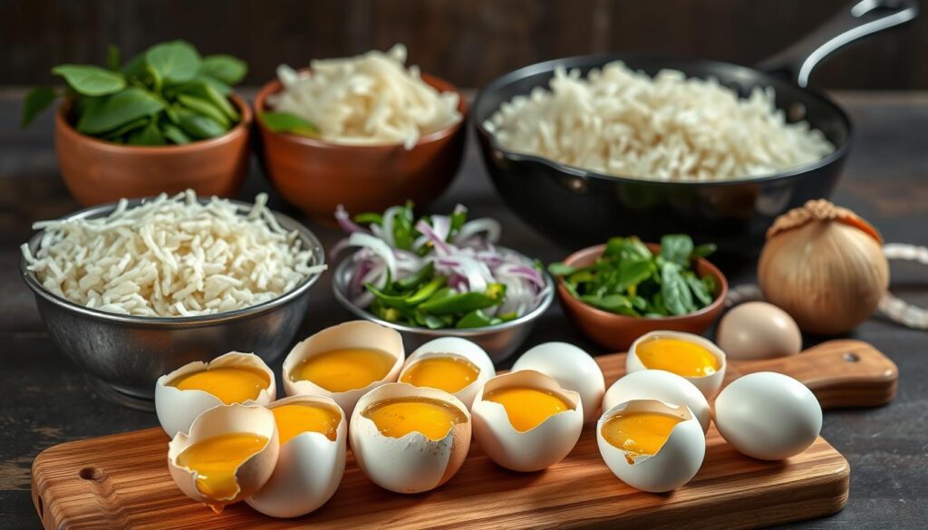 Authentic Tamil Nadu Egg Fried Rice Ingredients