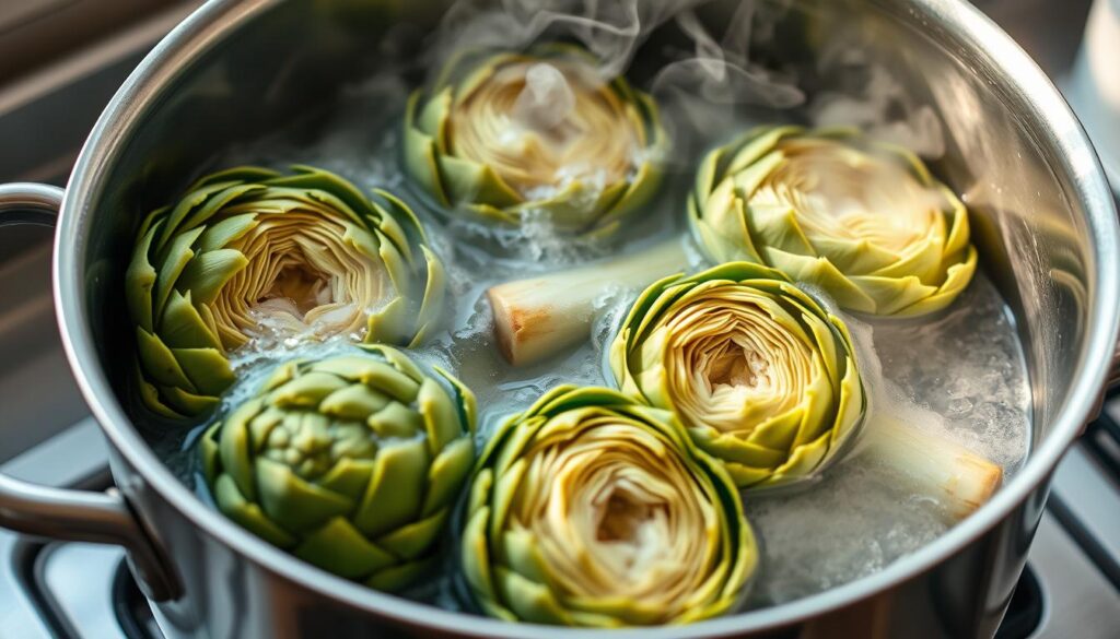 Boiling Artichokes Technique