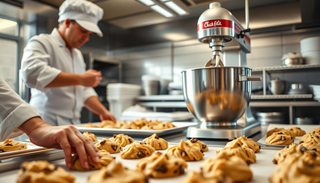 Chick Fil A Cookie Dough Preparation