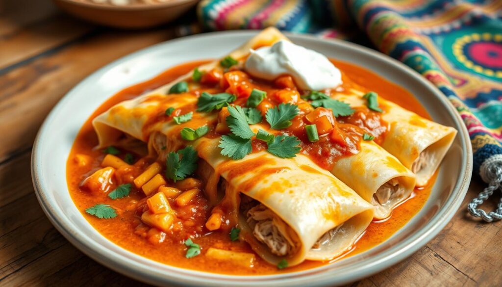 Chicken Enchiladas Mexican Cuisine