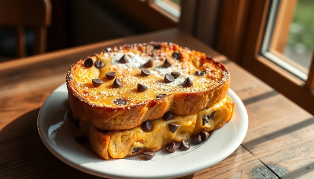 Chocolate Chip Brioche French Toast