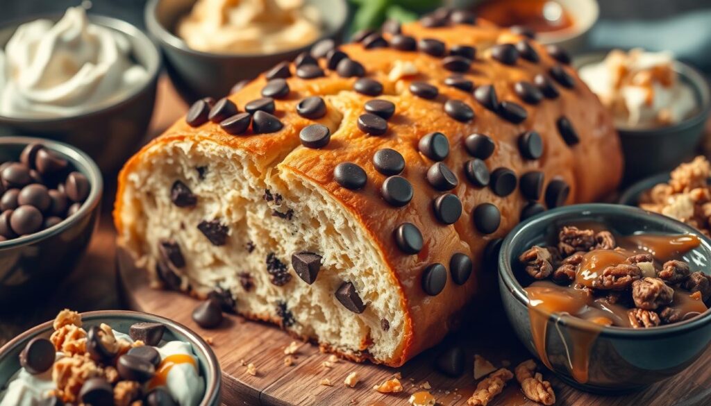 Chocolate Chip Brioche Toppings