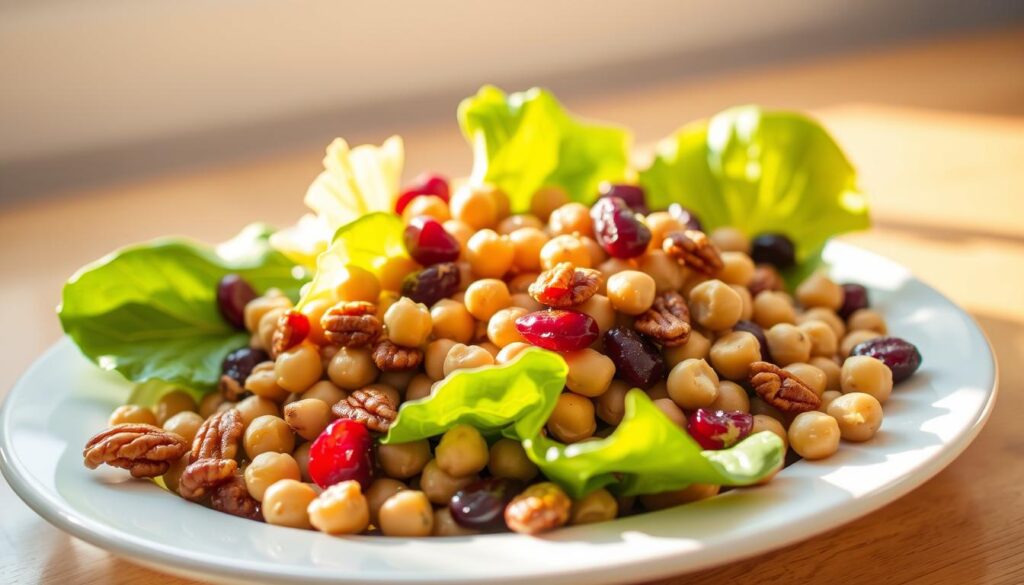 Cranberry Nut Chickpea Salad