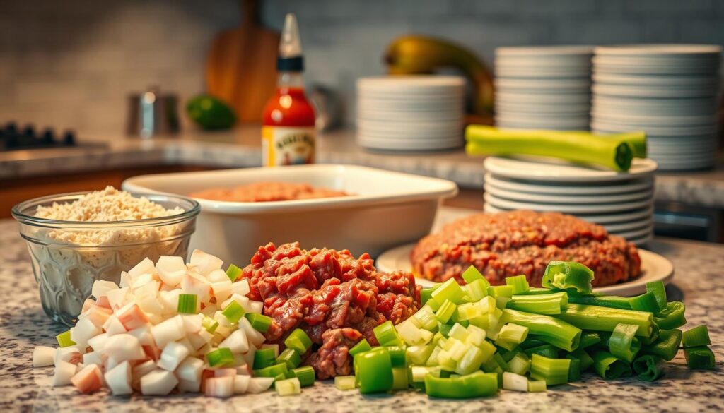 Creole Meatloaf Preparation