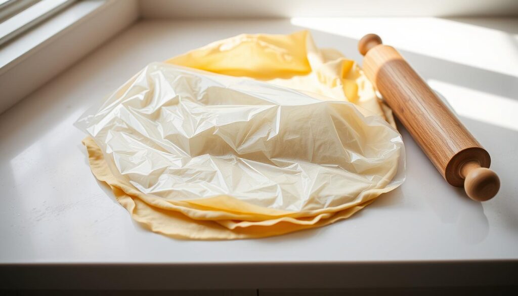 Filo Dough Preparation for Fish Packets