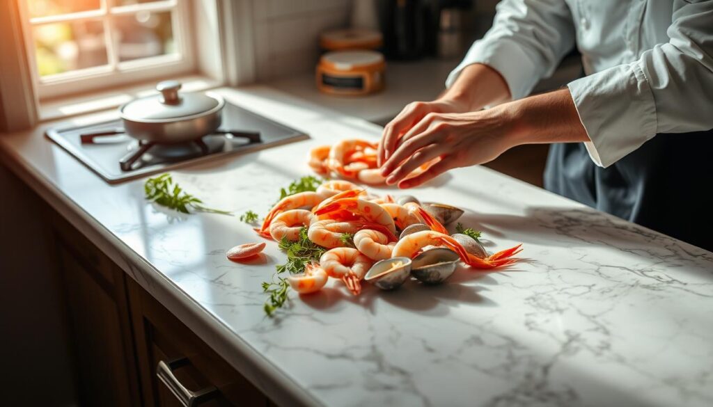 Fresh Seafood Preparation