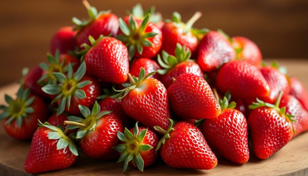 Fresh Strawberries for Dessert Filling