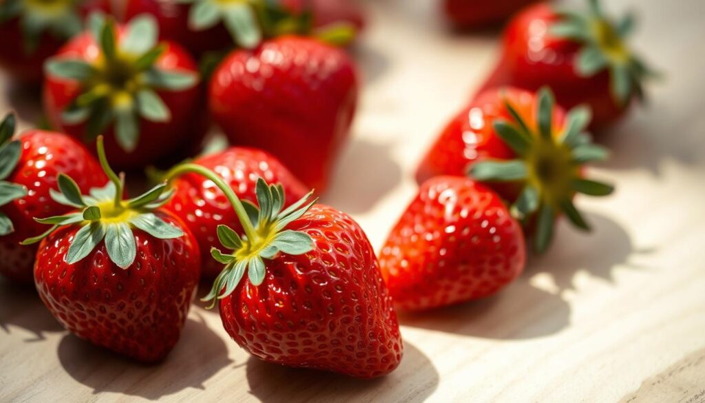 Fresh Strawberries for Muffins