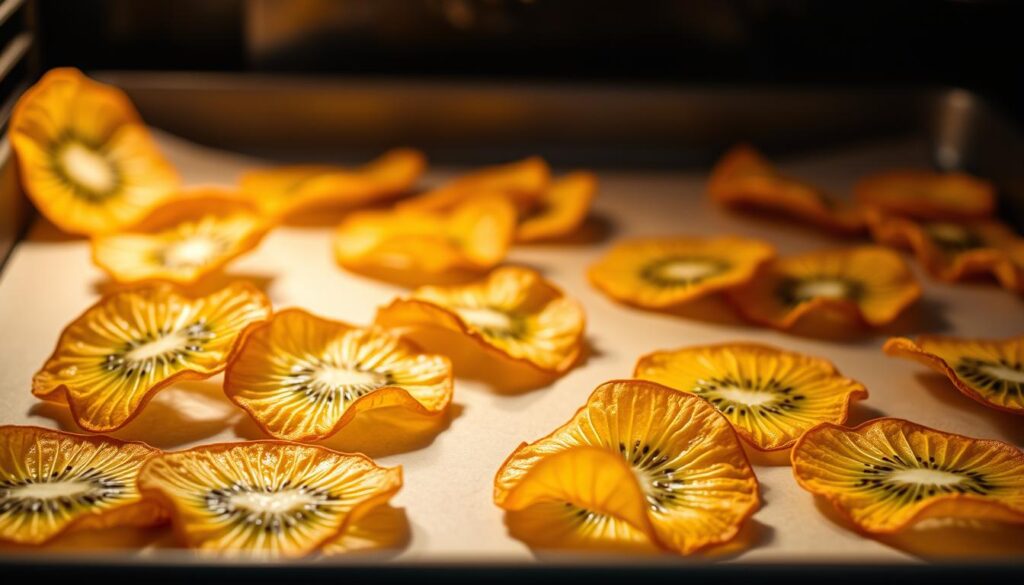 Golden Kiwi Chips Oven Baking Temperature