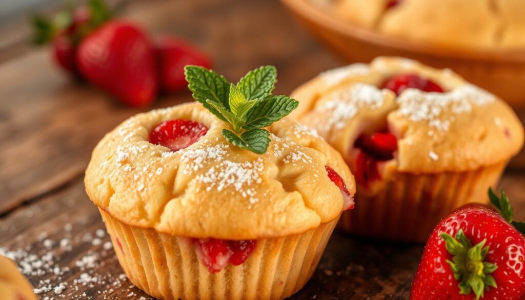 Homemade Strawberry Muffins