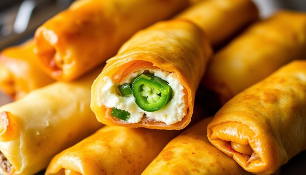 Jalapeno Goat Cheese Egg Rolls