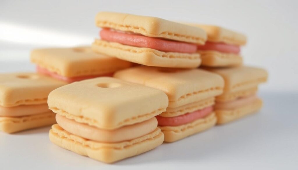 Langue de Chat Sandwich Cookies Serving