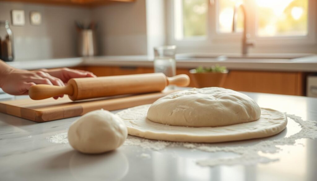 Low-Carb Pizza Crust Preparation