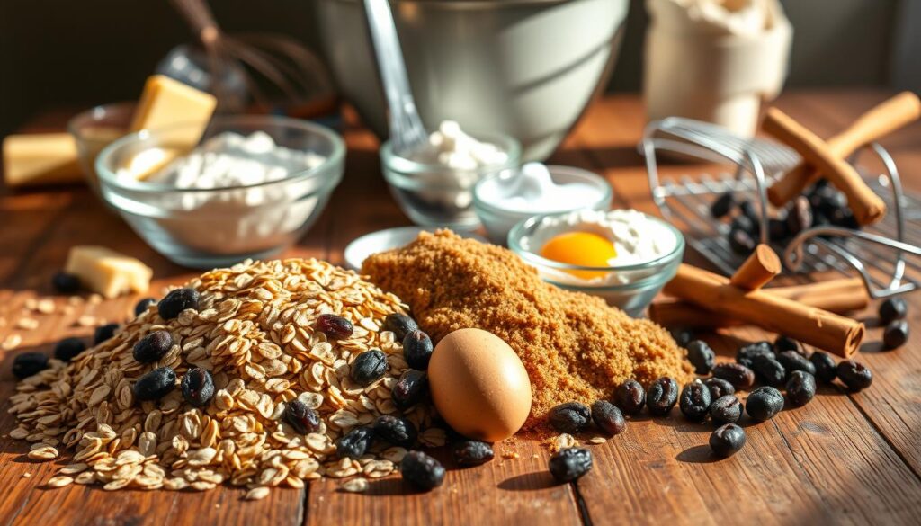 Oatmeal Raisin Cookie Ingredients