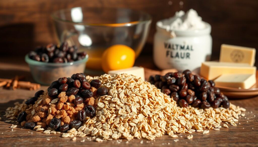 Oatmeal Raisin Cookie Ingredients