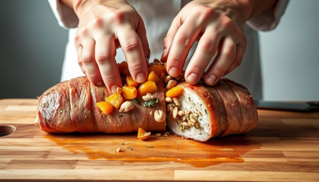 Pork Loin Stuffing Technique