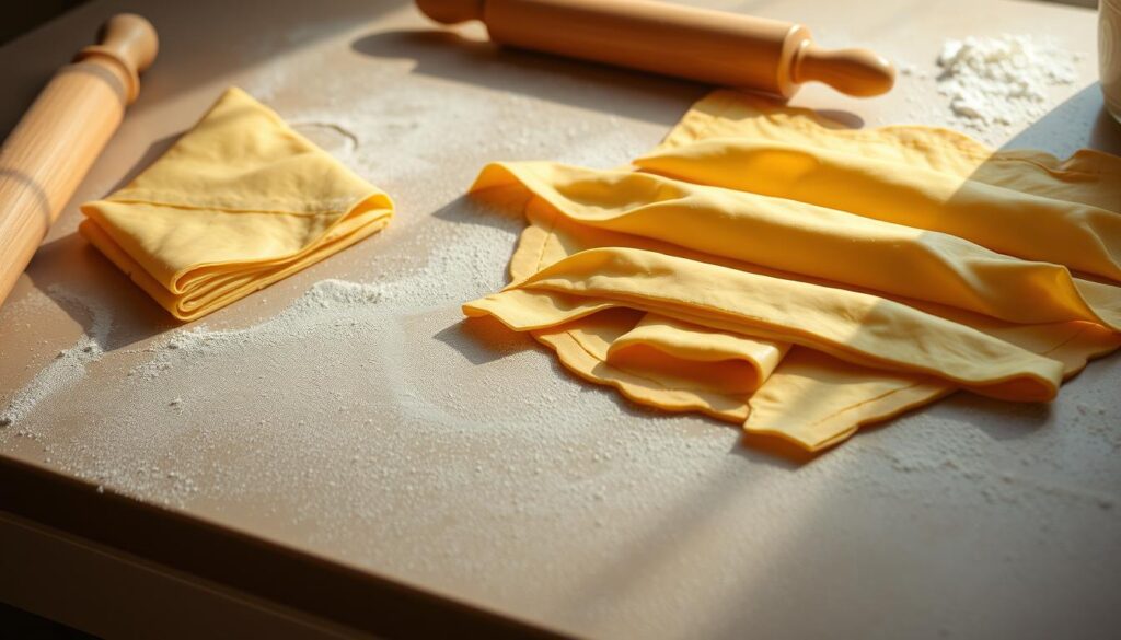 Puff Pastry Preparation for Jalousie