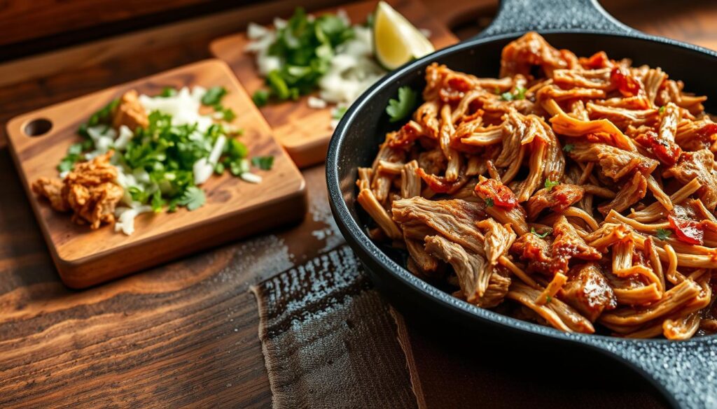 Pulled Pork Carnitas Preparation