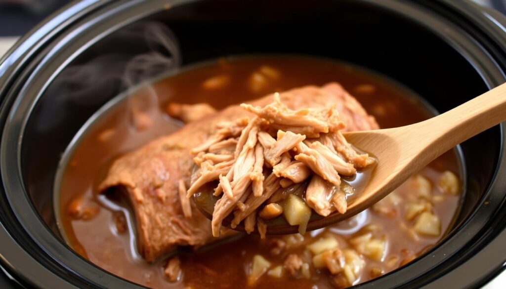 Slow Cooker Pork Tenderloin Cooking Process